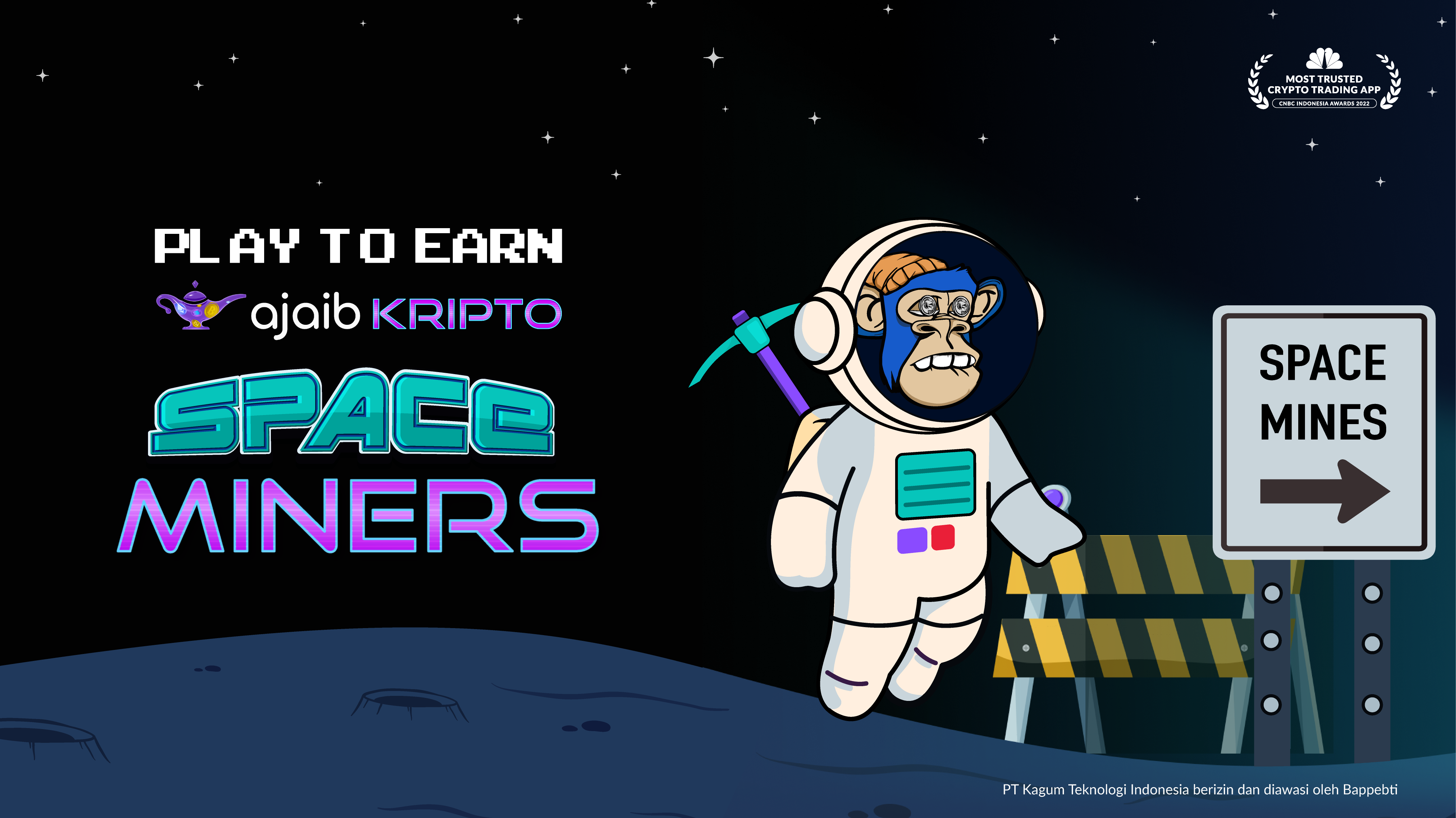 Ajaib Kripto Luncurkan Play to Earn “Space Miners”, Nambang Coin Cuan  hingga Rp6 Juta