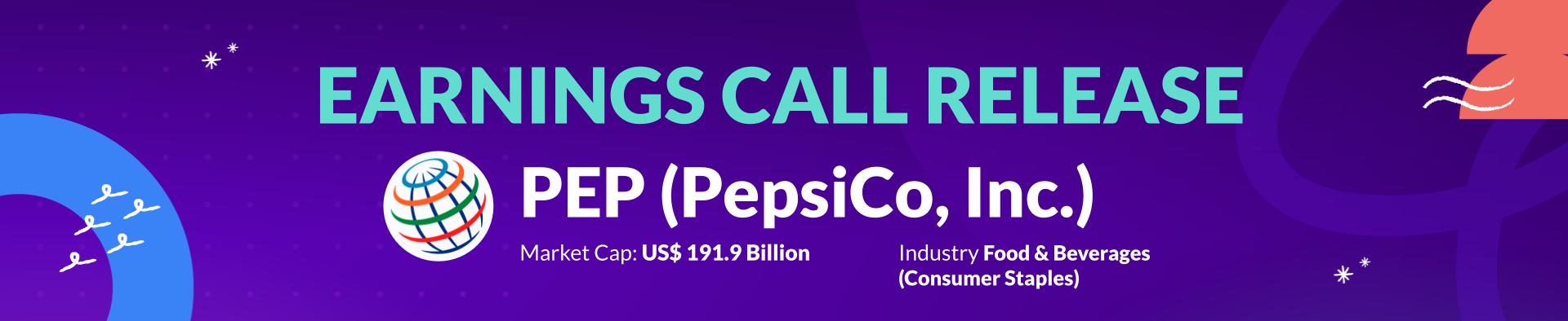 pepsico, inc. PEP